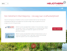 Tablet Screenshot of heliotherm.be